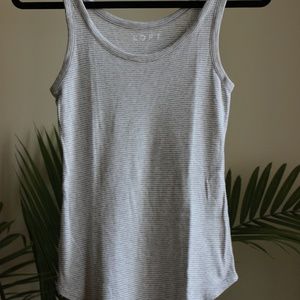 LOFT Striped Tank Top
